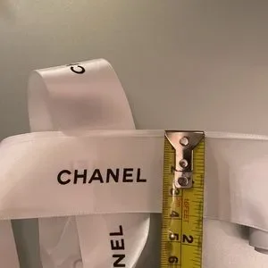 CHANEL | Accessories | Chanel 8ft Of Authentic Thick Satin  display picture 2